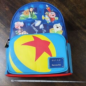 Loungefly Pixar Characters Shorts Ball Mini Backpack